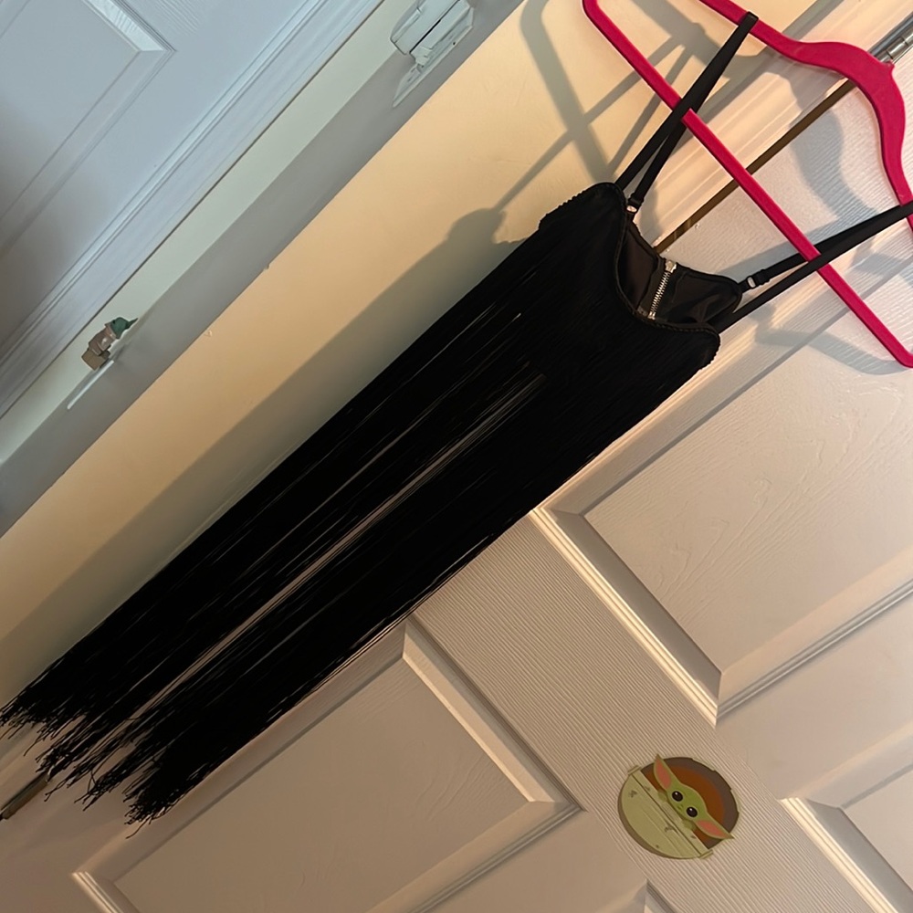 Current mood fringe top